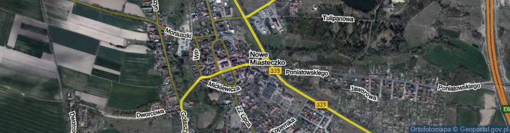 Zdjęcie satelitarne Głogowska ul.